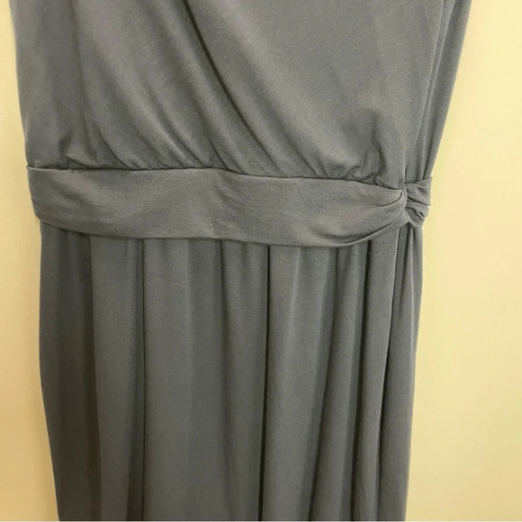 Theory Jaysa K Sulla Cowl Neck Modal Blend Jersey Knit Navy Blue Dress - Picture 5 of 8